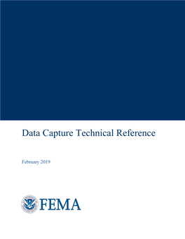 Data Capture Technical Reference