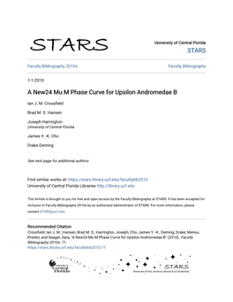 A New24 Mu M Phase Curve for Upsilon Andromedae B