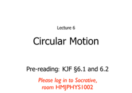 Circular Motion