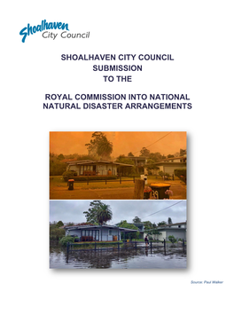 Shoalhaven City Council Submission to the Royal Commission Into