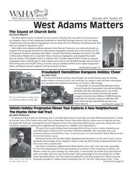 West Adams Matters