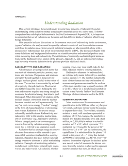 Understanding Radiation