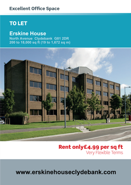 Erskine House North Avenue Clydebank G81 2DR 200 to 18000 Sq Ft