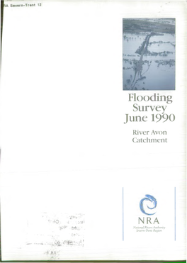 Flooding Survey June 1990 River Avon Catchment