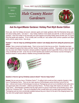 Hale County Master Gardeners