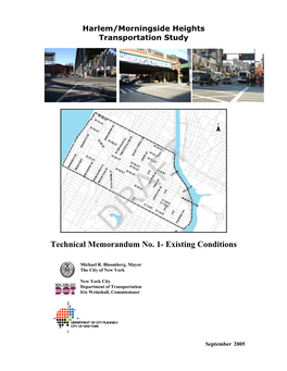 Harlem Transportation Study