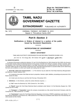 317] CHENNAI, TUESDAY, OCTOBER 19, 2010 Aippasi 2, Thiruvalluvar Aandu–2041