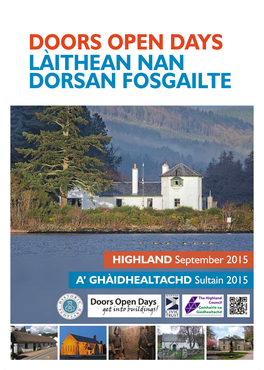 Highland Doors Open Days Programme 2015