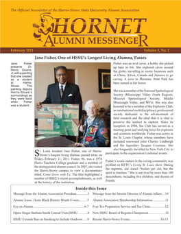 Jane Fisher, One of HSSU's Longest Living Alumna, Passes Inside This