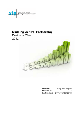 Revised Building Control Partnership Business Plan