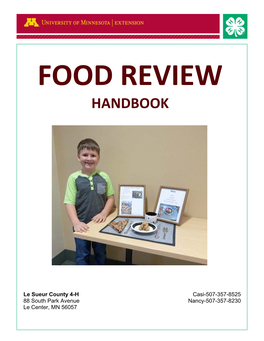 Food Review Handbook