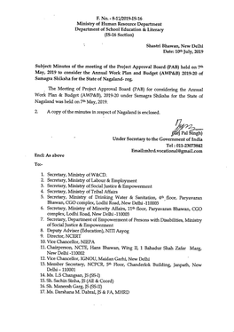 11. Chairperson, NOTE, Hans Bhawan, Wing II, 1 Bahadur Shah Zafar Marg, New Delhi -110002 12