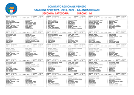 Seconda Categoria Girone M