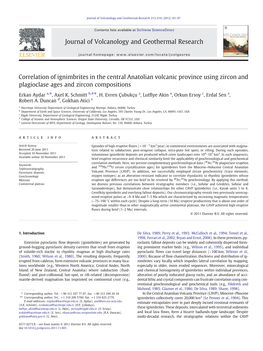 Correlation of Ignimbrites in the Central Anatolian Volcanic Province Using Zircon and Plagioclase Ages and Zircon Compositions