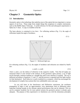 Chapter 3 Geometric Optics