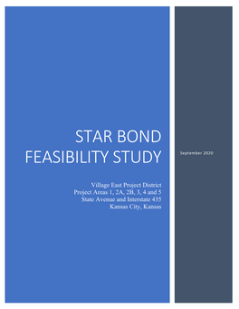 STAR BOND FEASIBILITY STUDY September 2020