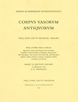 Corpus Vasorum Antiquorum, Fascicule 5