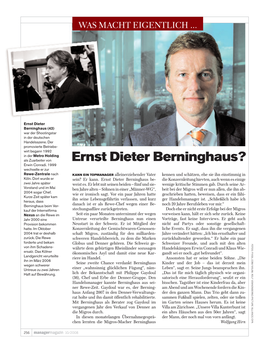 Ernst Dieter Berninghaus? Erwin Conradi