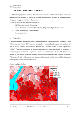 03 Inquadramento Socio Economico