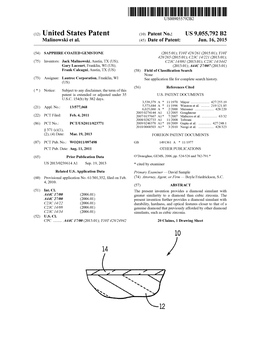 (12) United States Patent (10) Patent No.: US 9,055,792 B2 Malinowski Et Al