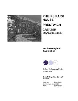 Philips Park House, Prestwich Greater Manchester