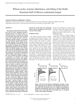 Wilson Cycles, Tectonic Inheritance, and Rifting of the North American Gulf of Mexico Continental Margin