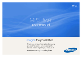 MP3 Player User Manual