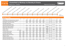 Current Timetable