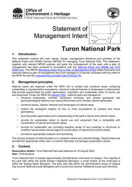 Turon National Park 1