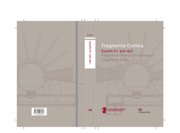 Fragmenta Comica · Band 8.3 RZ Titelei Frc Band 8.3 Eupolis