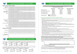 On the Gate Event Booking 2021 - Personal Details on the Gate Event Booking 2021 - Payment Details