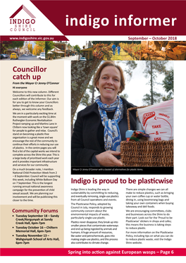 Councillor Catch up Indigo Is Proud to Be Plasticwise