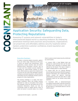 Application Security: Safeguarding Data, Protecting Reputations