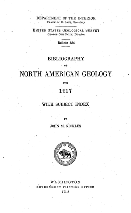 North American Geology