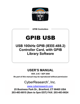 USB 100Khz GPIB (IEEE-488.2)