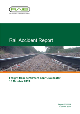 Rail Accident Report