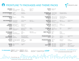 Frontline Tv Packages and Theme Packs