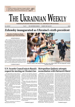 The Ukrainian Weekly, 2019