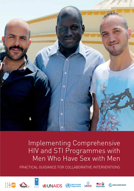 MSM & HIV, United Nations Development Programme, World Health Organization, United States Agency for International Development, World Bank