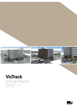 Annual Report 2010 –11 Cover: Artist’S Impression of the Glen Waverley Transit-Oriented Development