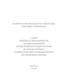 Quantifying the Consonance of Complex Tones with Missing Fundamentals