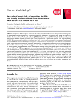 Meat and Muscle Biology™