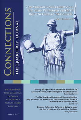 Connections: the Quarterly Journal, Vol. 13, No. 2, Spring 2014