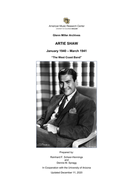 Artie Shaw, 1940-1941