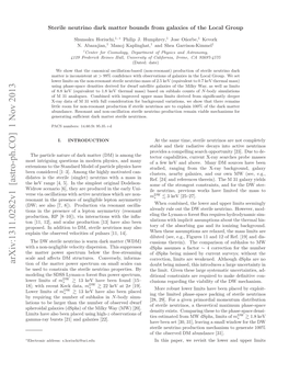 Arxiv:1311.0282V1 [Astro-Ph.CO] 1 Nov 2013 Eue Ocntanteseienurn Rpris by Can Properties