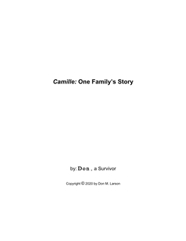 Camille: One Family's Story