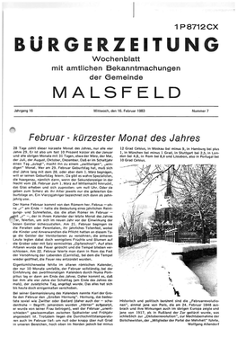 Ro E Rz E Itu N G Malsfeld