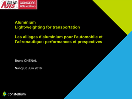 Constellium: a Long and Rich Experience in Aluminium