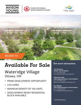 Wateridge Village Absorption