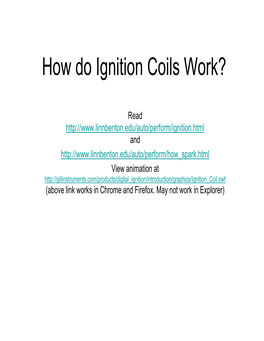 How Do Ignition Coils Work?